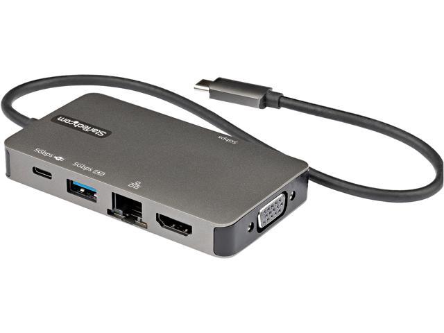 USB-C Multiport Adapter, USB-C to 4K 30Hz HDMI or 1080p VGA USB-C Multiport Adapter, USB-C to 4K 30Hz HDMI or 1080p VGA